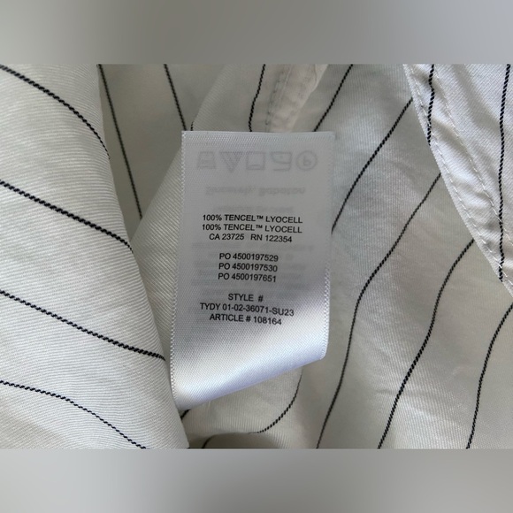 BABATON‎ white Utility buttoned Shirt with stripes size XL - Picture 10 of 13